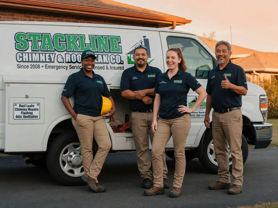 Chimney flashing repair company in Sandston, VA